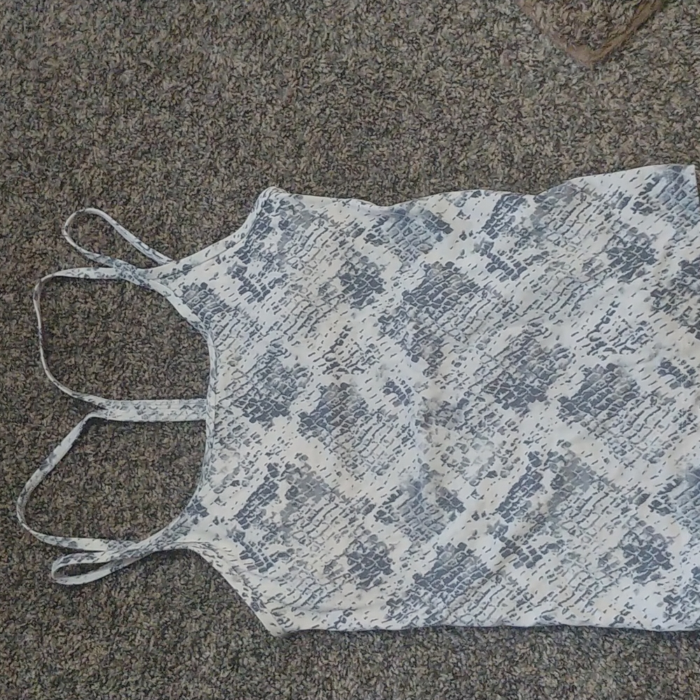 Victoria's secret snake skin tank top
